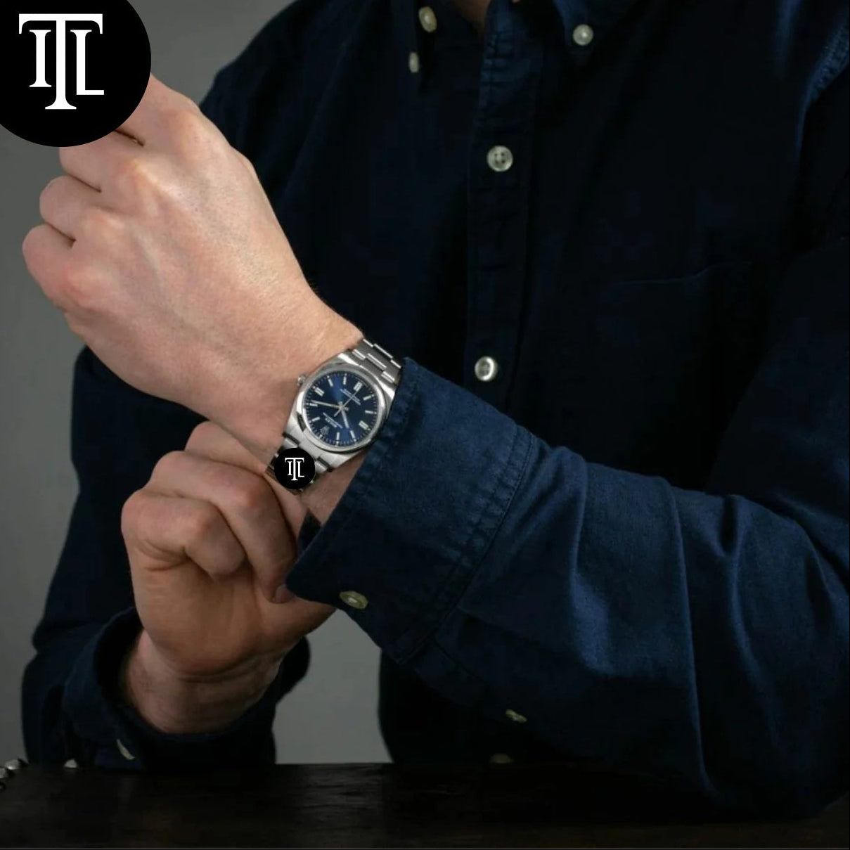 Rolex Oyster Perpetual Blue Dial 36mm