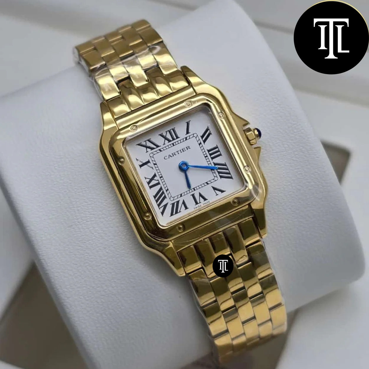 Panthère de Cartier gold cadran blanc
