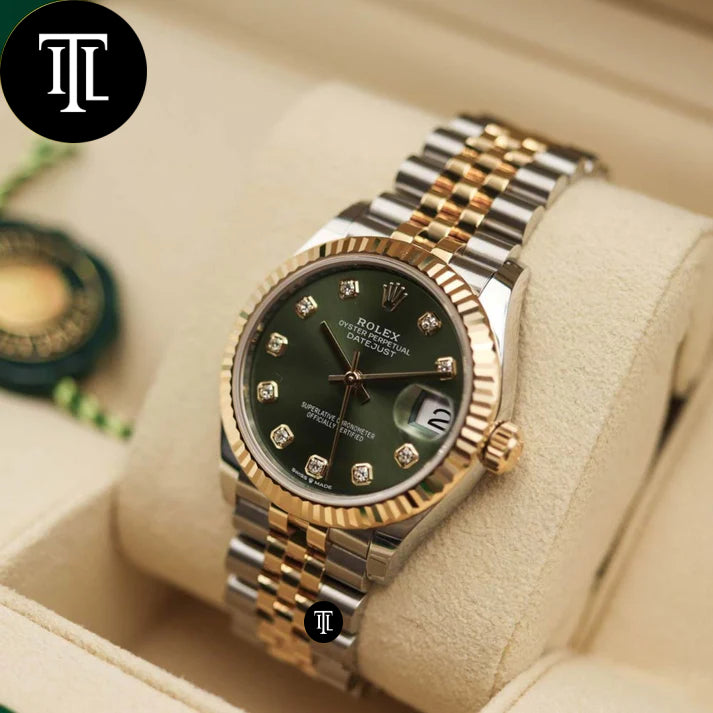 Rolex Datejust 36mm B-Jubilée cadran vert