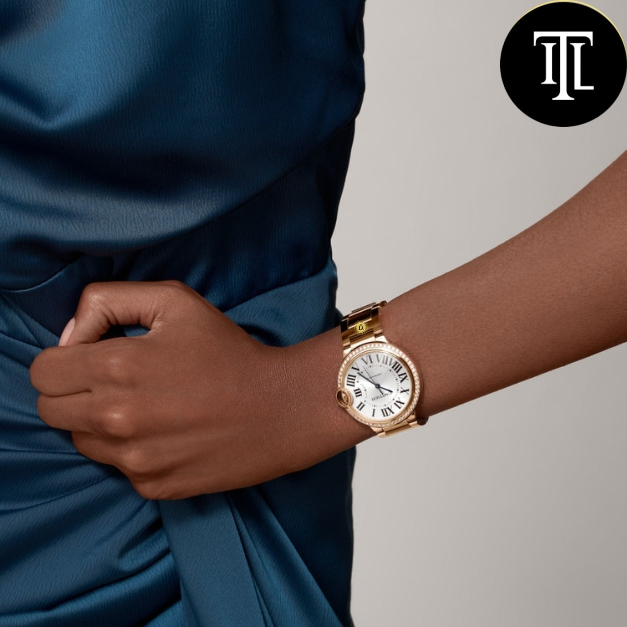 Ballon Bleu de Cartier Or Rose Sertie