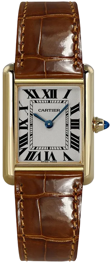 Cartier Tank louiss gold-B marron