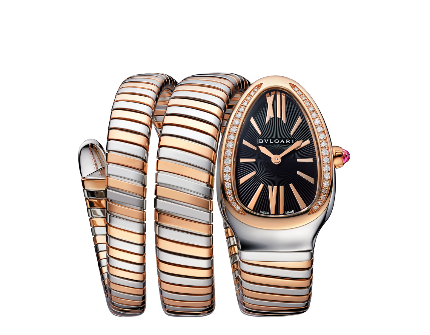 Serpenti Tubogas Montre arg-blck