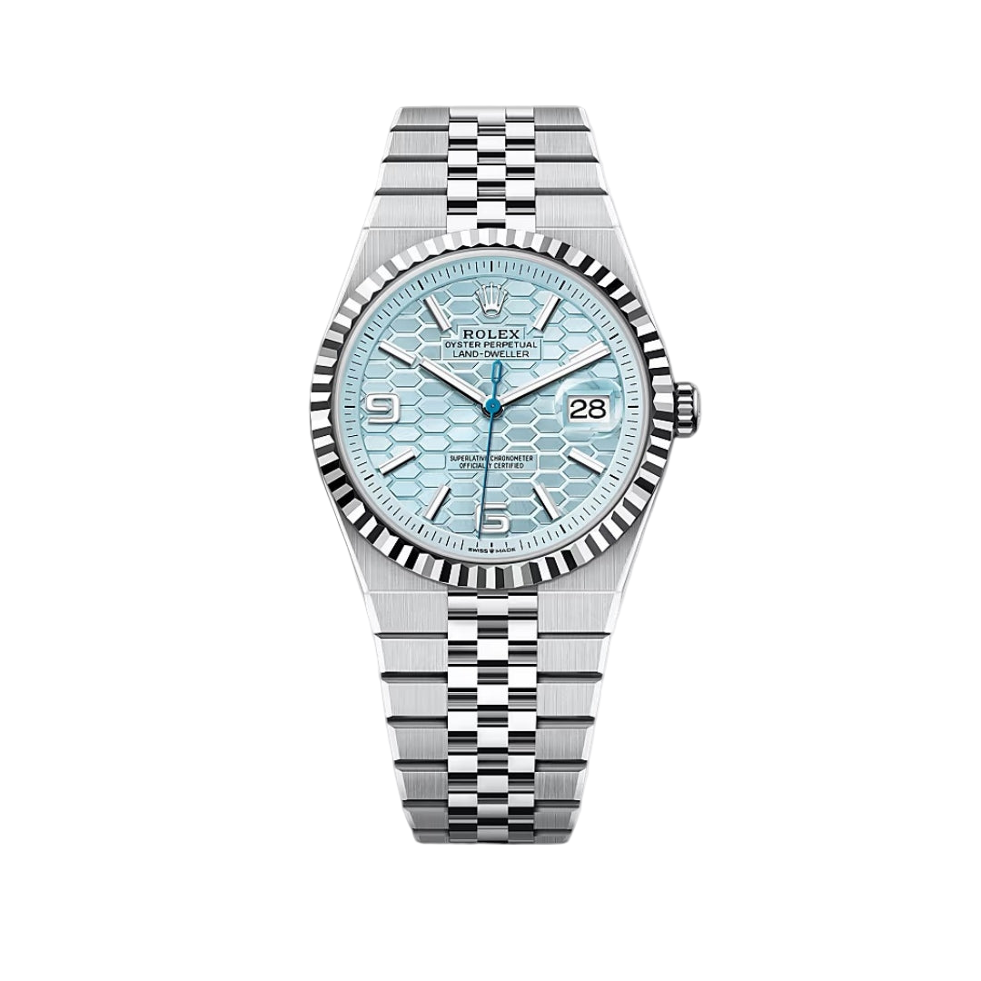 Rolex Land-Dweller bleu glacier 36mm