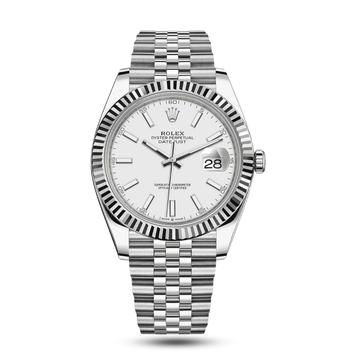 Montre Datejust 41 Blanc Jubilé