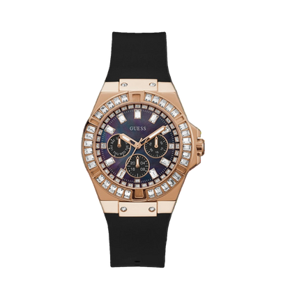 Montre Guess Venus GW0118L2 bracelet silicone noir