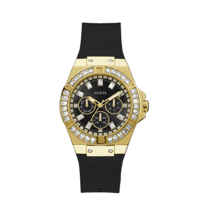 Montre Guess Venus GW0118L1 bracelet silicone noir