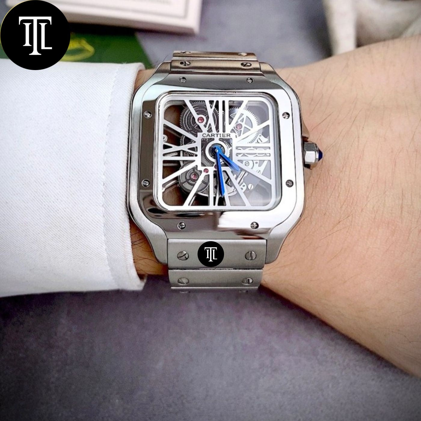 Cartier Santos de Cartier Skeleton – Grand Modèle (WHSA0015)