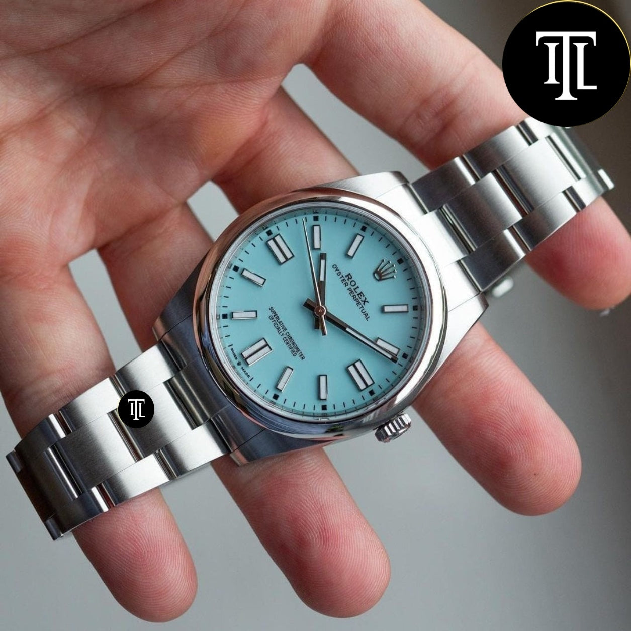 Rolex Oyster Perpetual Turquoise