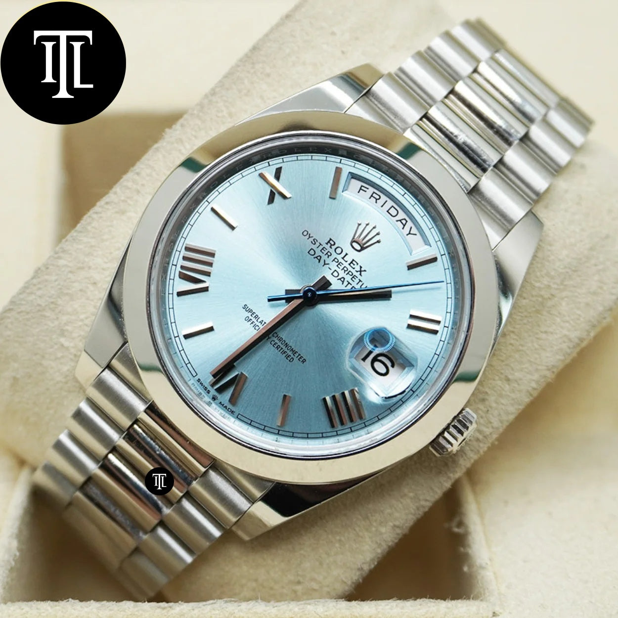 ROLEX PLATINUM DAY-DATE 41MM