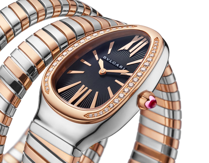 Serpenti Tubogas Montre arg-blck
