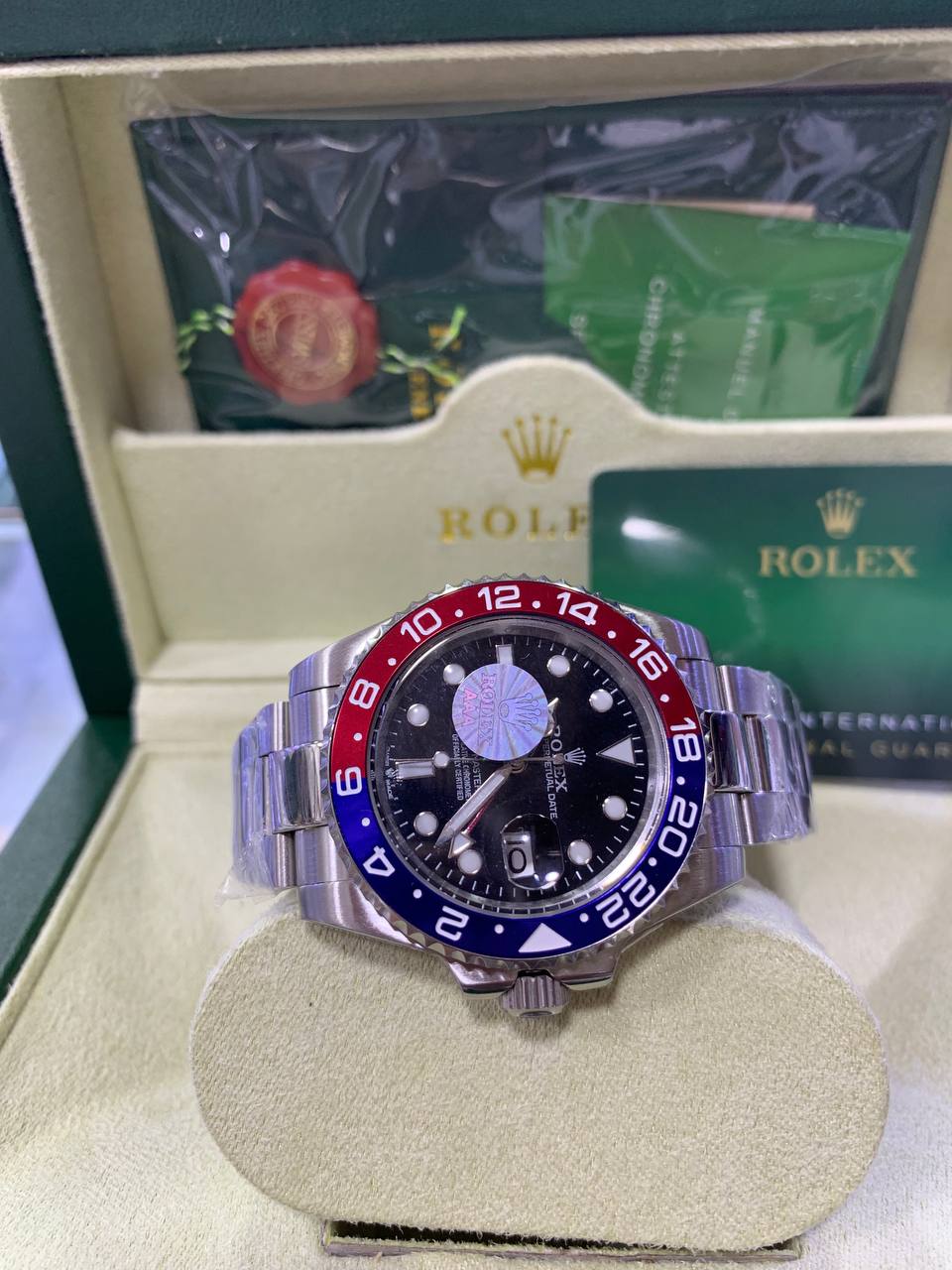 GMT-MASTER II Pepsi Montre bleu-rouge