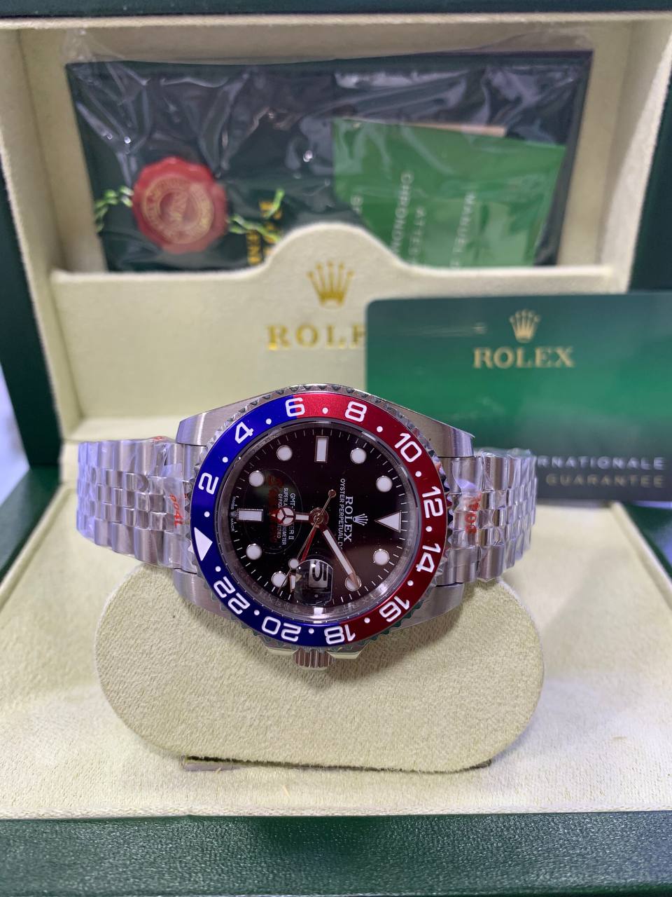 GMT-MASTER II Pepsi Montre bleu-rouge