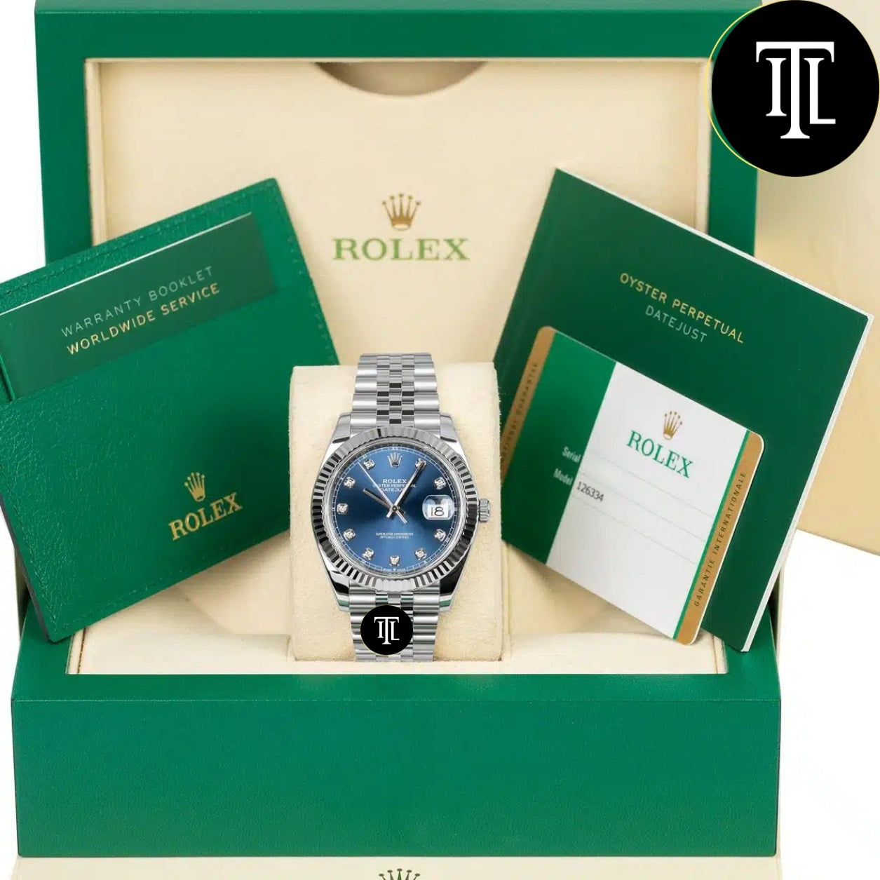 Rolex Datejust - Cadran bleu