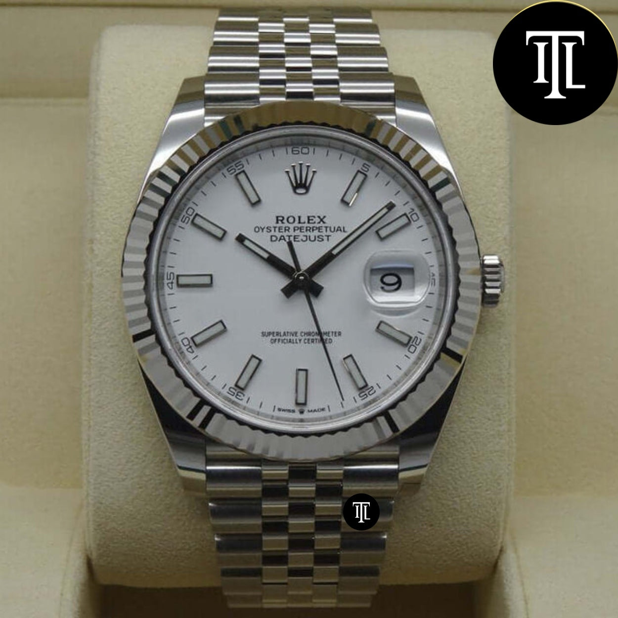 Montre Datejust 41 Blanc Jubilé