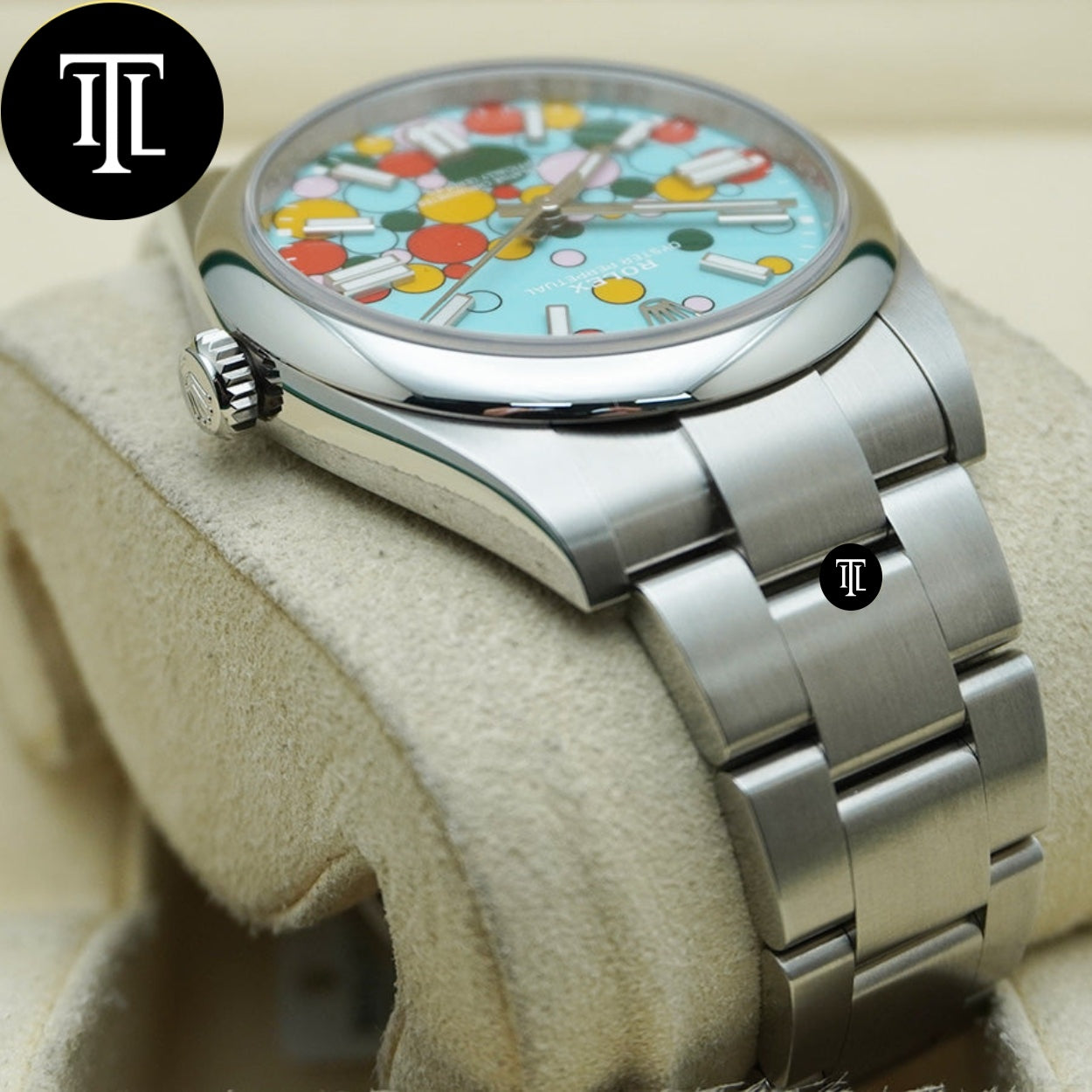 Rolex Datejust 41mm Tiffany Blue Celebration Dial Smooth Bezel
