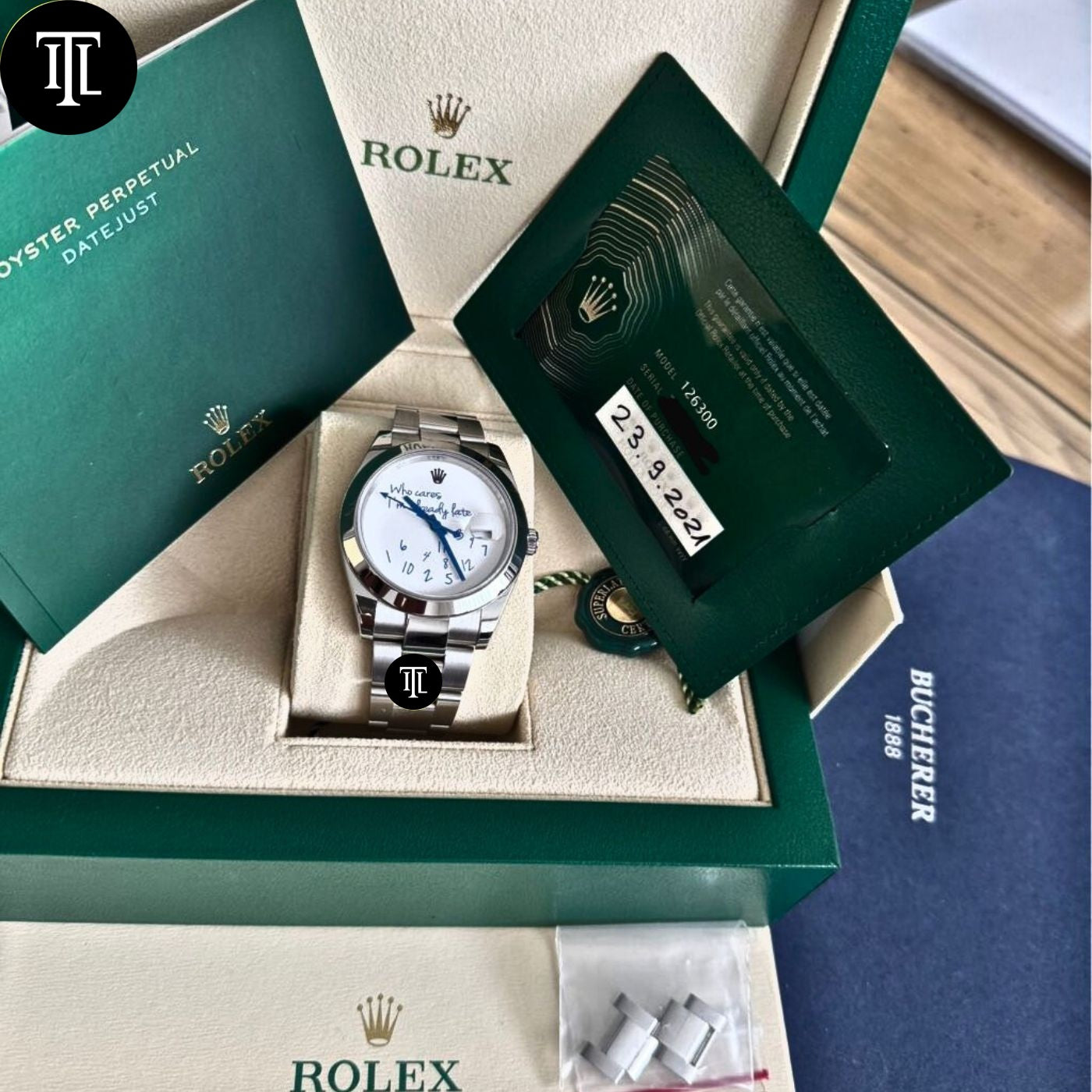 Rolex Datejust 41 , Who cares I‘m already late Dial