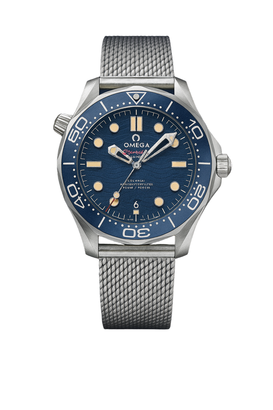 Omega Seamaster Diver 300M Blue steel on steel