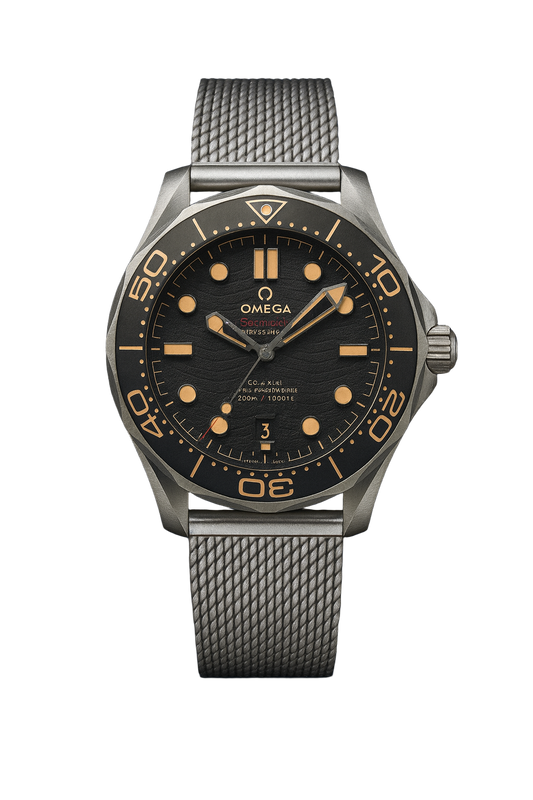 Omega Seamaster Diver 300M black steel on steel