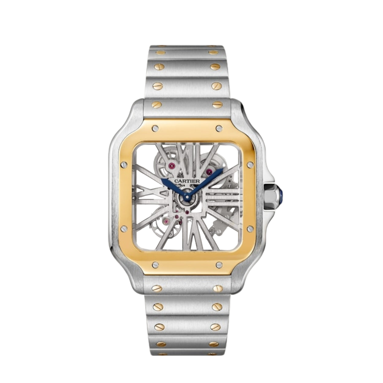 Cartier skeleton dore et argente