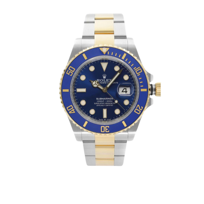 Rolex Submariner Bleu & Or