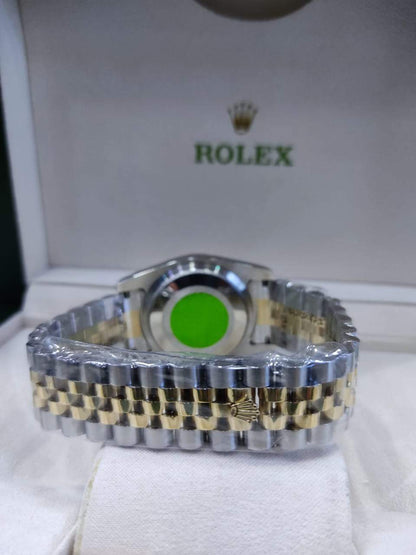 Datejust 36mm 2 Tones Fond Blanc simple gold