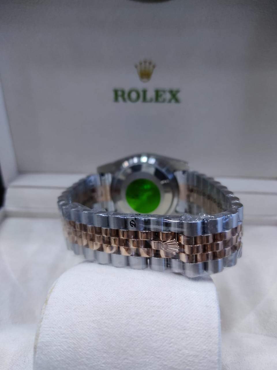 Datejust 2 Tones Fond Blanc simple OR rose