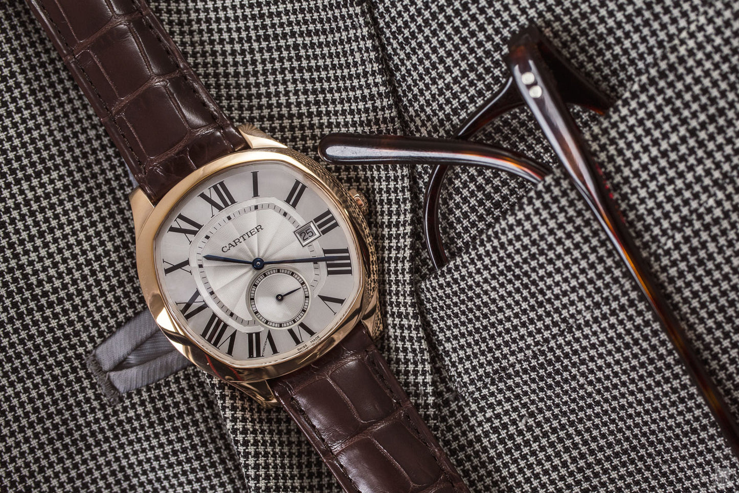 Cartier Drive bronze / marron