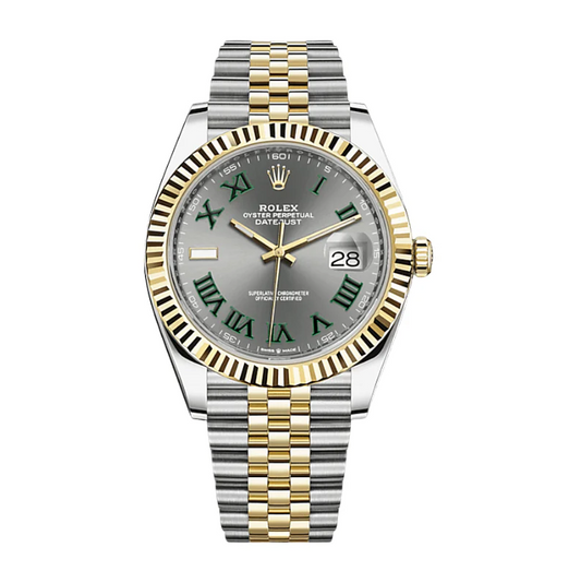 Rolex Datejust wimbledon 41 Two-Tone Yellow Gold