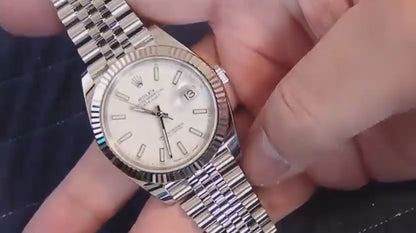 Montre Datejust 41 Blanc Jubilé