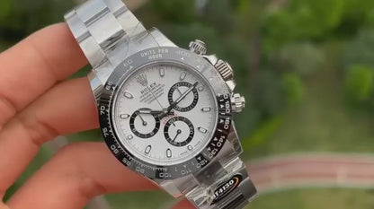 Daytona Cosmographe Fond Blanc Montre