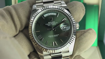 Rolex Day-date vert