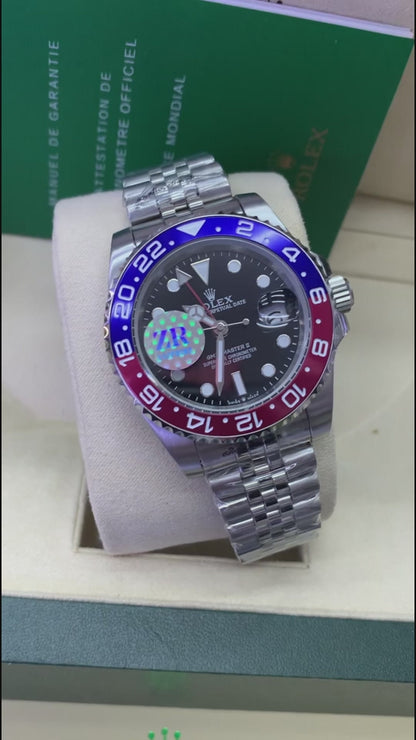 GMT-MASTER II Pepsi Montre bleu-rouge
