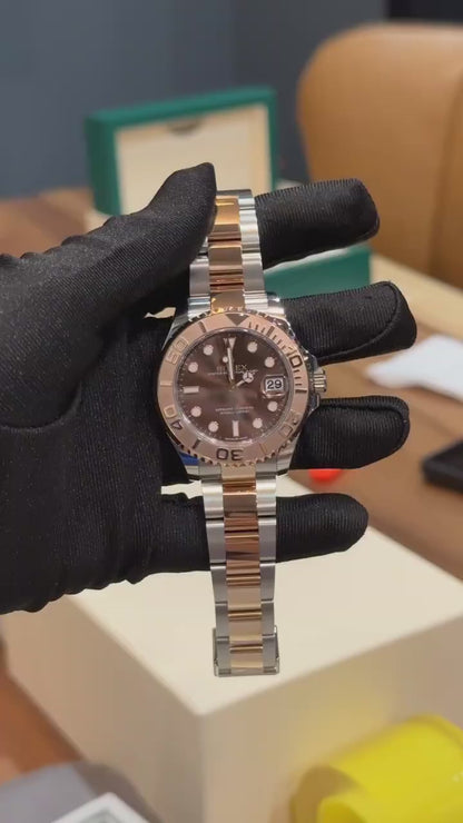 ROLEX YACHT-MASTER Marron