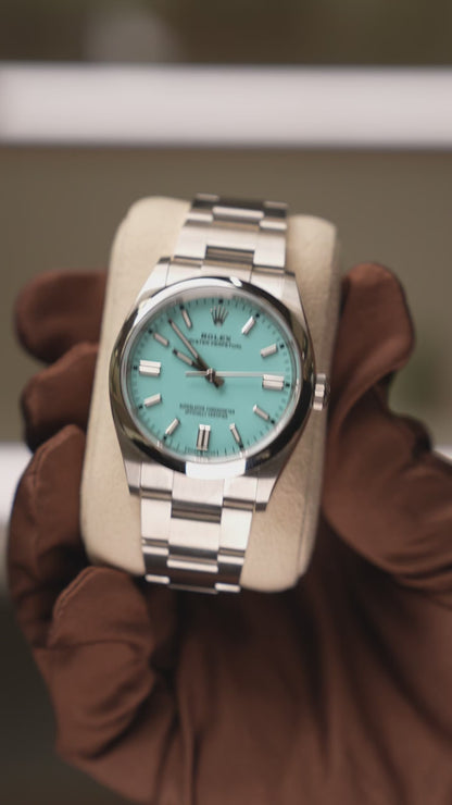Rolex Oyster Perpetual Turquoise