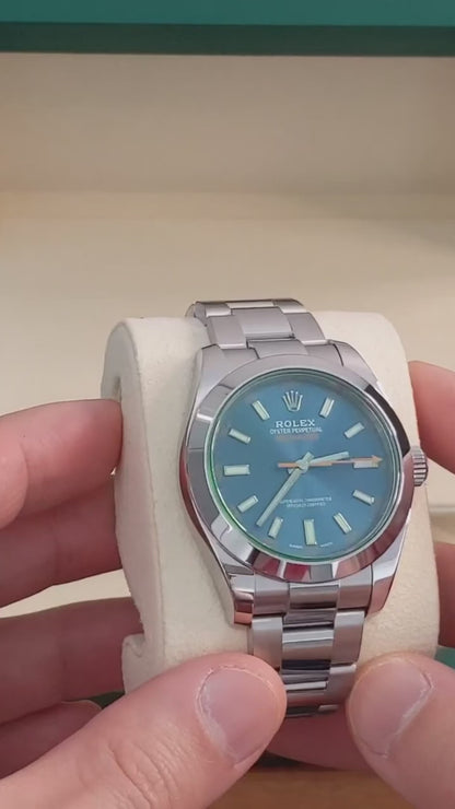 Milgauss Fond Bleu 116400GV