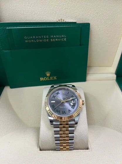 Rolex Datejust wimbledon Two-Tone Yellow Gold