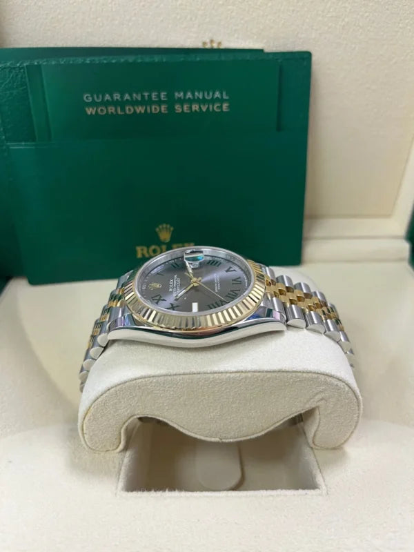 Rolex Datejust wimbledon Two-Tone Yellow Gold