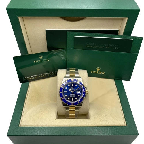 Rolex Submariner Bleu & Or