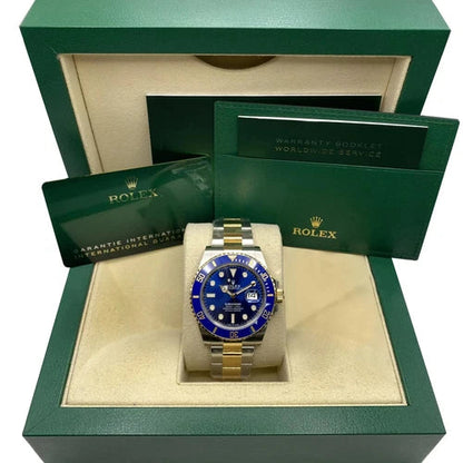 Rolex Submariner Bleu & Or
