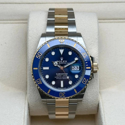 Rolex Submariner Bleu & Or