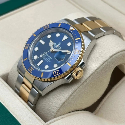 Rolex Submariner Bleu & Or
