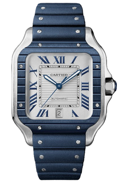 Cartier Santos Cadran Bleu